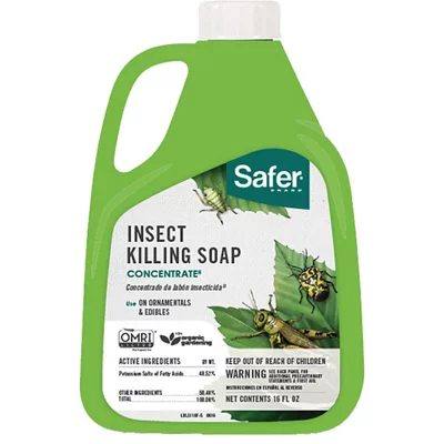 Safer Brand Insect Killing Soap Concentrate, 16 oz