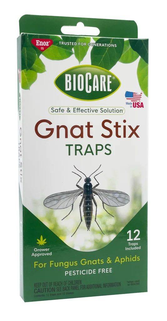 Enoz BioCare Gnat Stix Traps, 12 pack