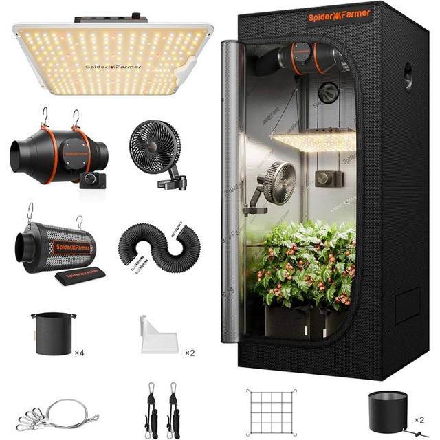 2.3×2.3 Complete Grow Tent Kit (SF1000 100W)