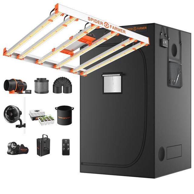 8×8 Smart Complete Grow Tent Kit (4x G5000 480W)