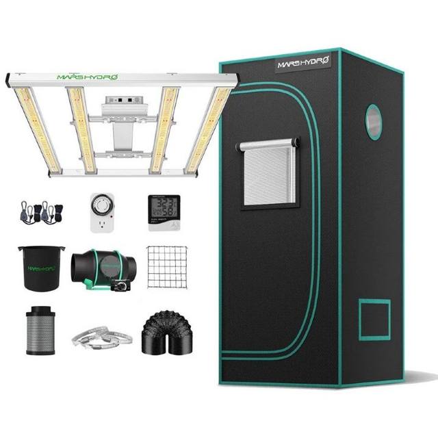 3.3×3.3 Complete Grow Tent Kit (FC-E3000 300W)