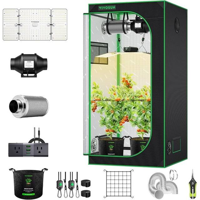 Complete Grow Tent Kit 3×3 (LumaLight 200W)