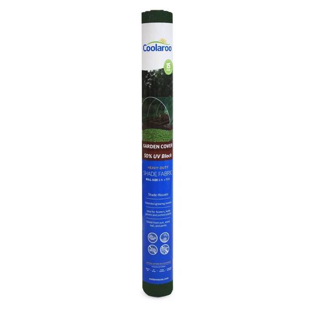 Coolaroo 90% UV Knitted Shade Fabric Roll — 6×15 ft