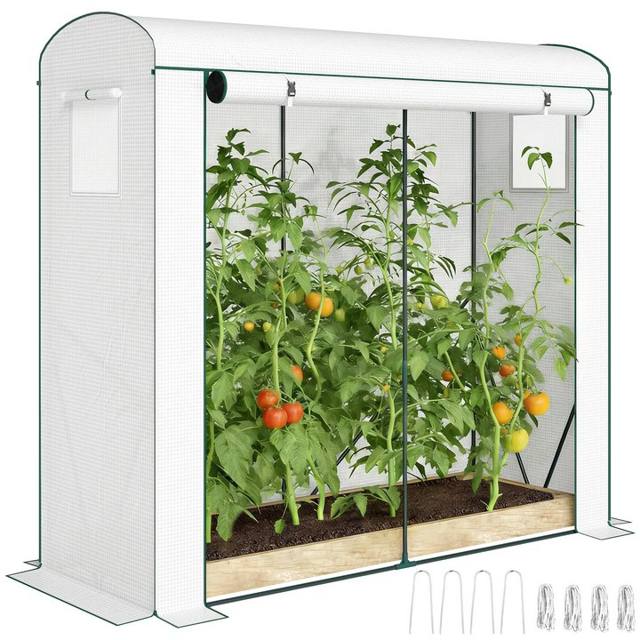 Outsunny 10′ × 3′ Mini Greenhouse Tunnel — Clear