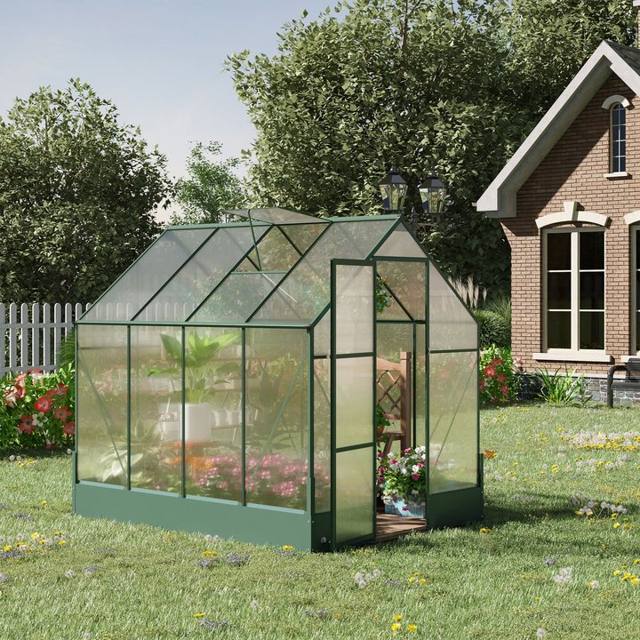 Outsunny 20′ × 10′ × 9′ Walk-in Greenhouse — White