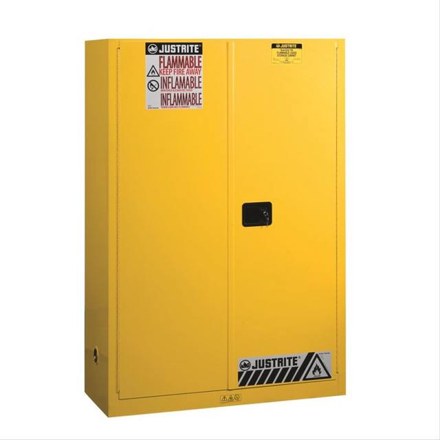 Justrite Sure-Grip EX Countertop Flammable Cabinet — 4 Gallon