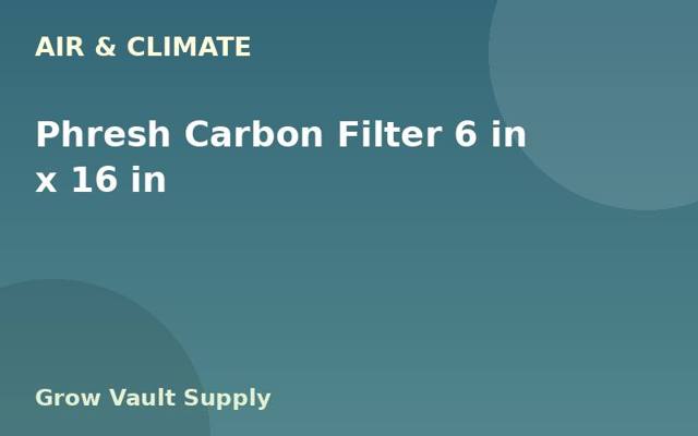 Phresh Carbon Filter 6 in x 16 in