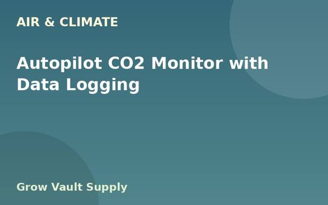 Autopilot CO2 Monitor with Data Logging