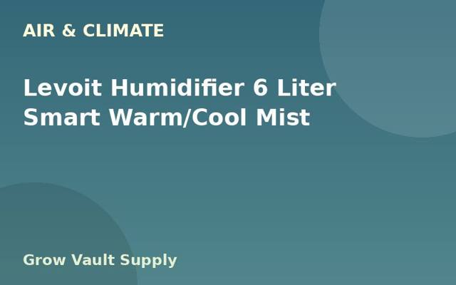 Levoit Humidifier 6 Liter Smart Warm/Cool Mist