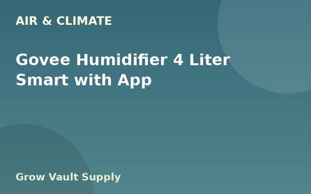 Govee Humidifier 4 Liter Smart with App