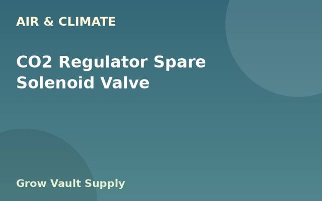 CO2 Regulator Spare Solenoid Valve