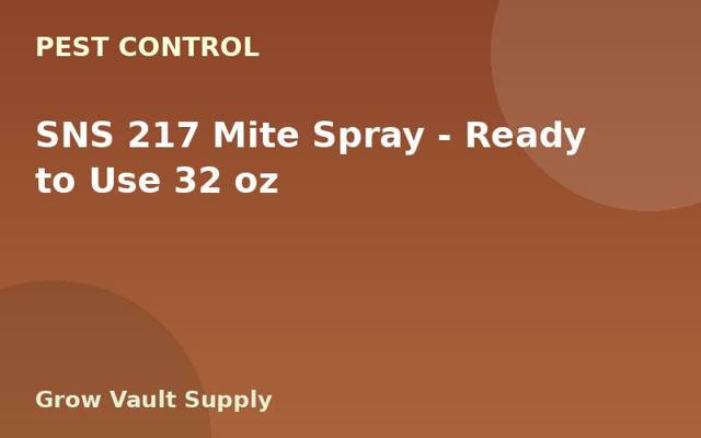 SNS 217 Mite Spray — Ready to Use 32 oz