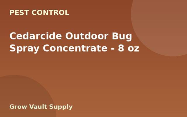 Cedarcide Outdoor Bug Spray Concentrate — 8 oz
