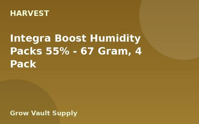 Integra Boost Humidity Packs 55% — 67 Gram, 4 Pack