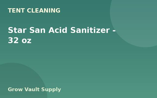 Star San Acid Sanitizer — 32 oz