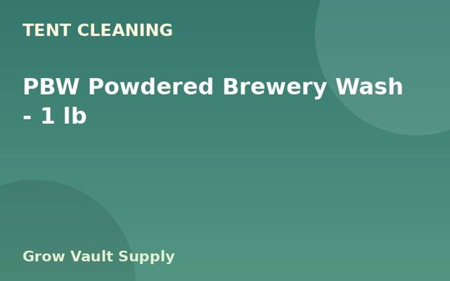 PBW Powdered Brewery Wash — 1 lb