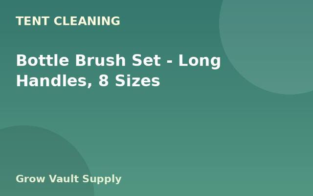 Bottle Brush Set — Long Handles, 8 Sizes