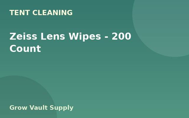 Zeiss Lens Wipes — 200 Count