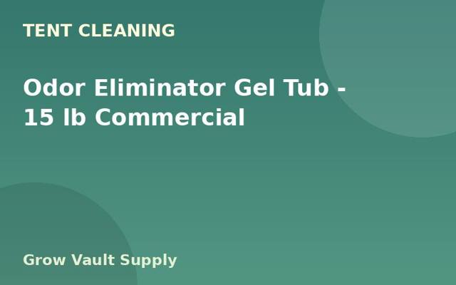 Odor Eliminator Gel Tub — 15 lb Commercial