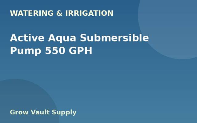 Active Aqua Submersible Pump 550 GPH