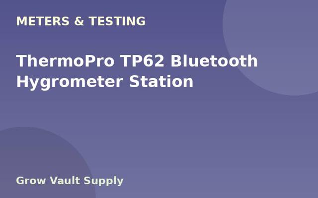 ThermoPro TP62 Bluetooth Hygrometer Station