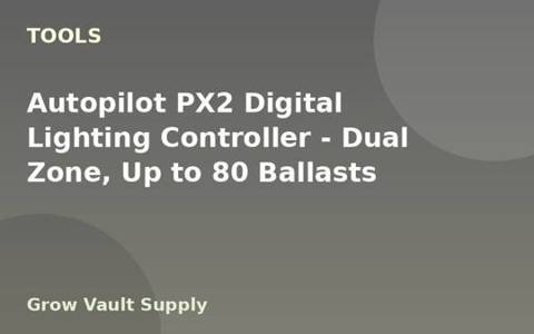 Autopilot PX2 Digital Lighting Controller — Dual Zone, Up to 80 Ballasts