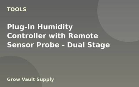Plug-In Humidity Controller with Remote Sensor Probe — Dual Stage