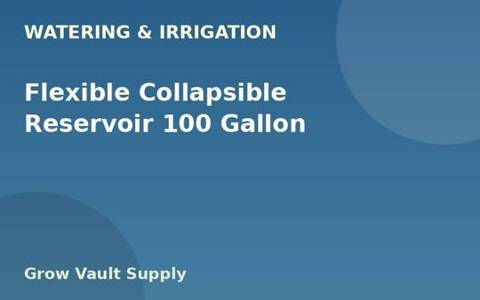 Flexible Collapsible Reservoir 100 Gallon
