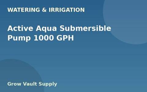 Active Aqua Submersible Pump 1000 GPH