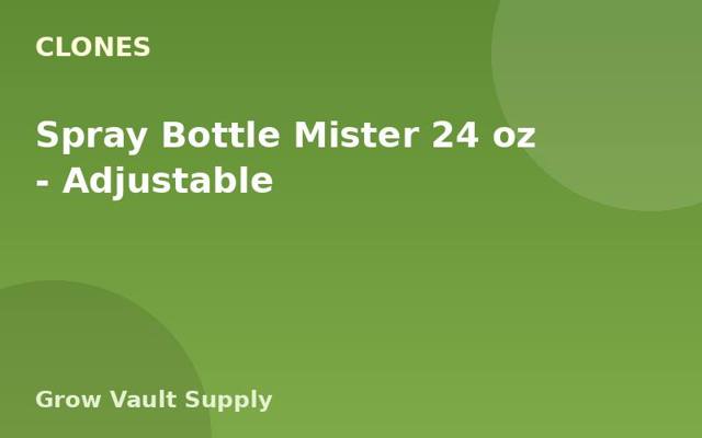 Spray Bottle Mister 24 oz — Adjustable