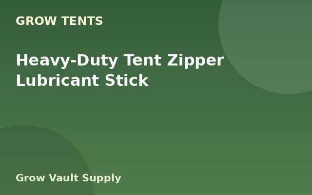Heavy-Duty Tent Zipper Lubricant Stick
