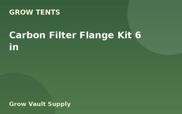 Carbon Filter Flange Kit 6 in