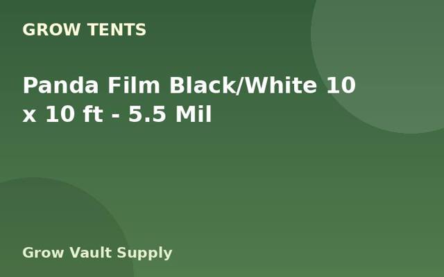 Panda Film Black/White 10 x 10 ft — 5.5 Mil