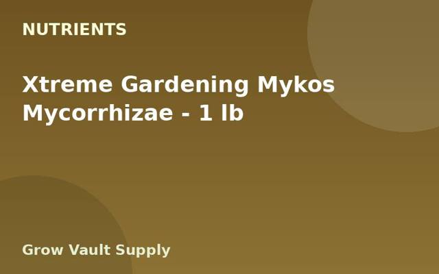 Xtreme Gardening Mykos Mycorrhizae — 1 lb