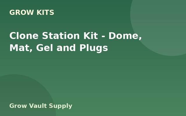 Clone Station Kit — Dome, Mat, Gel and Plugs