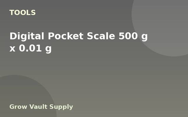 Digital Pocket Scale 500 g x 0.01 g