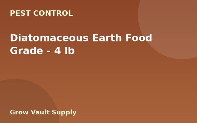 Diatomaceous Earth Food Grade — 4 lb