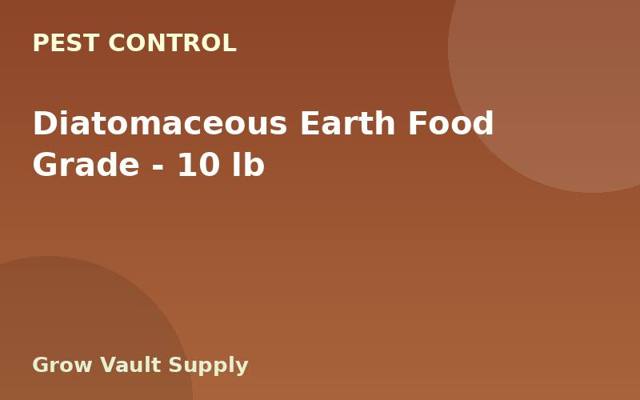Diatomaceous Earth Food Grade — 10 lb