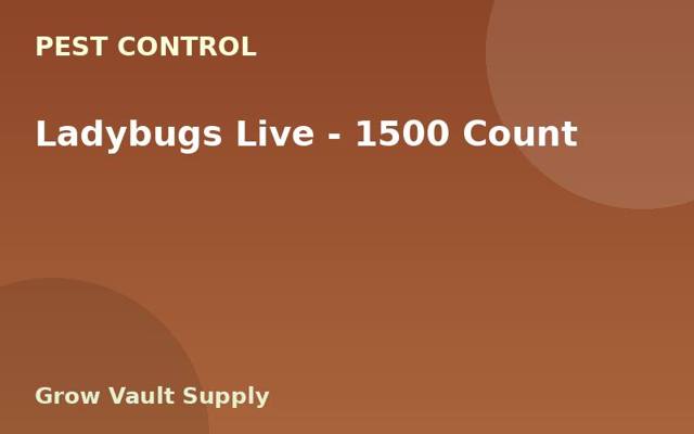 Ladybugs Live — 1500 Count