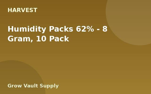 Humidity Packs 62% — 8 Gram, 10 Pack