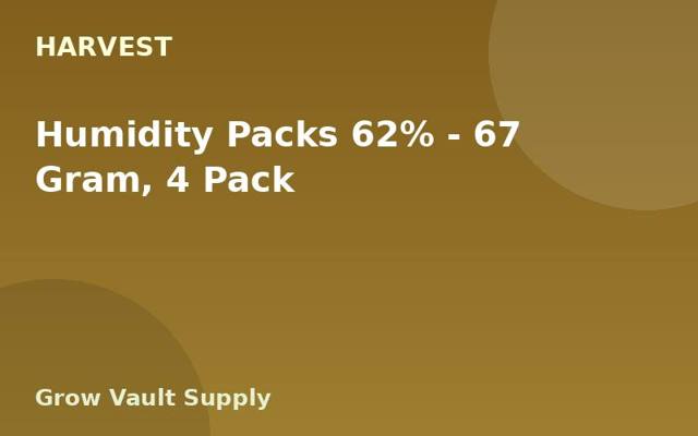 Humidity Packs 62% — 67 Gram, 4 Pack