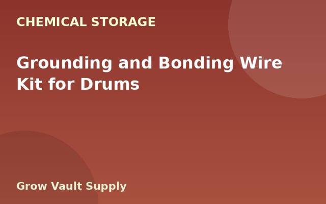 Grounding and Bonding Wire Kit for Drums
