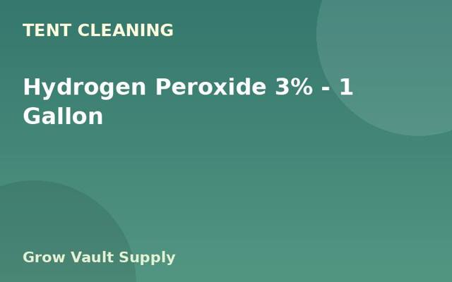 Hydrogen Peroxide 3% — 1 Gallon