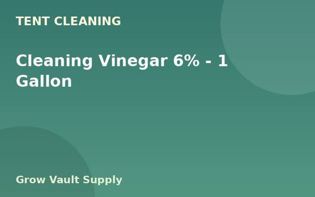 Cleaning Vinegar 6% — 1 Gallon
