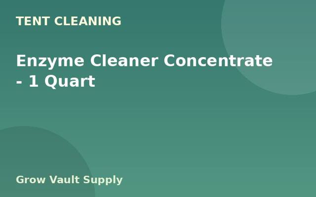 Enzyme Cleaner Concentrate — 1 Quart