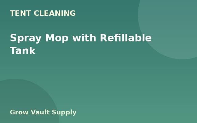 Spray Mop with Refillable Tank