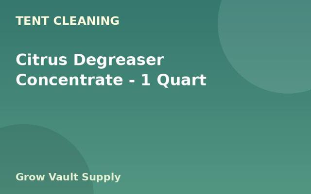 Citrus Degreaser Concentrate — 1 Quart