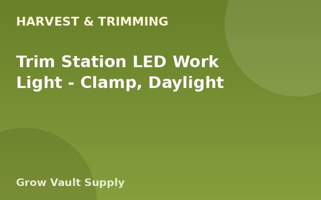 Trim Station LED Work Light — Clamp, Daylight