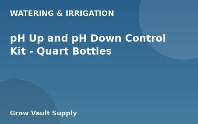 pH Up and pH Down Control Kit — Quart Bottles