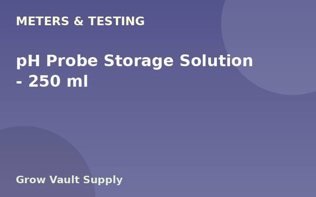 pH Probe Storage Solution — 250 ml